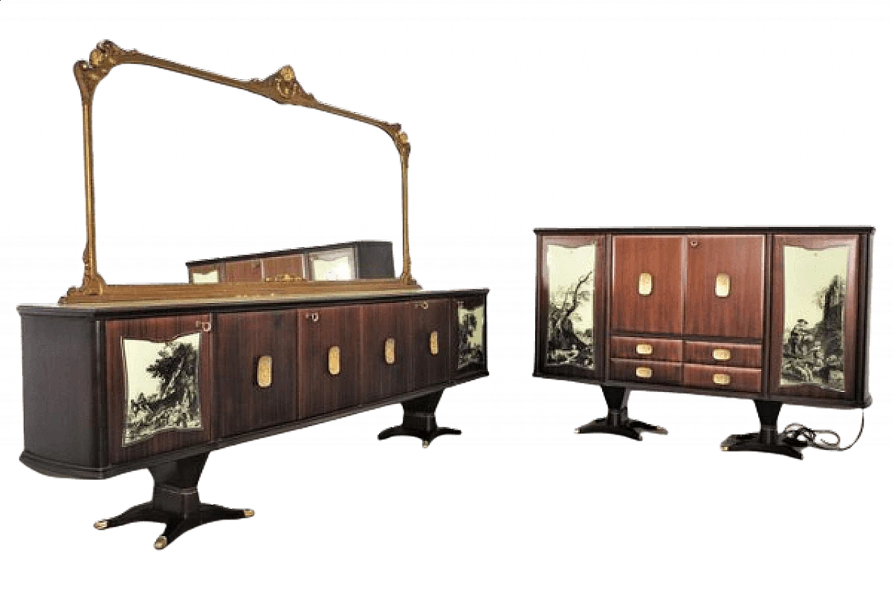 Pair of sideboards by Fratelli Rigamonti, 1940s 1461667