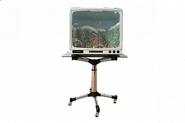 Televisore Grundig con presepe luminoso, anni '50