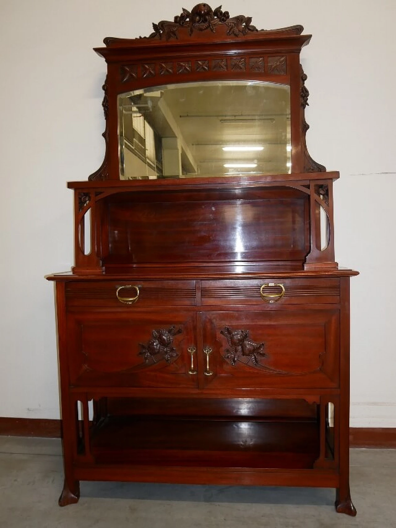 Art Nouveau mahogany dining room, early 20th century 1461669