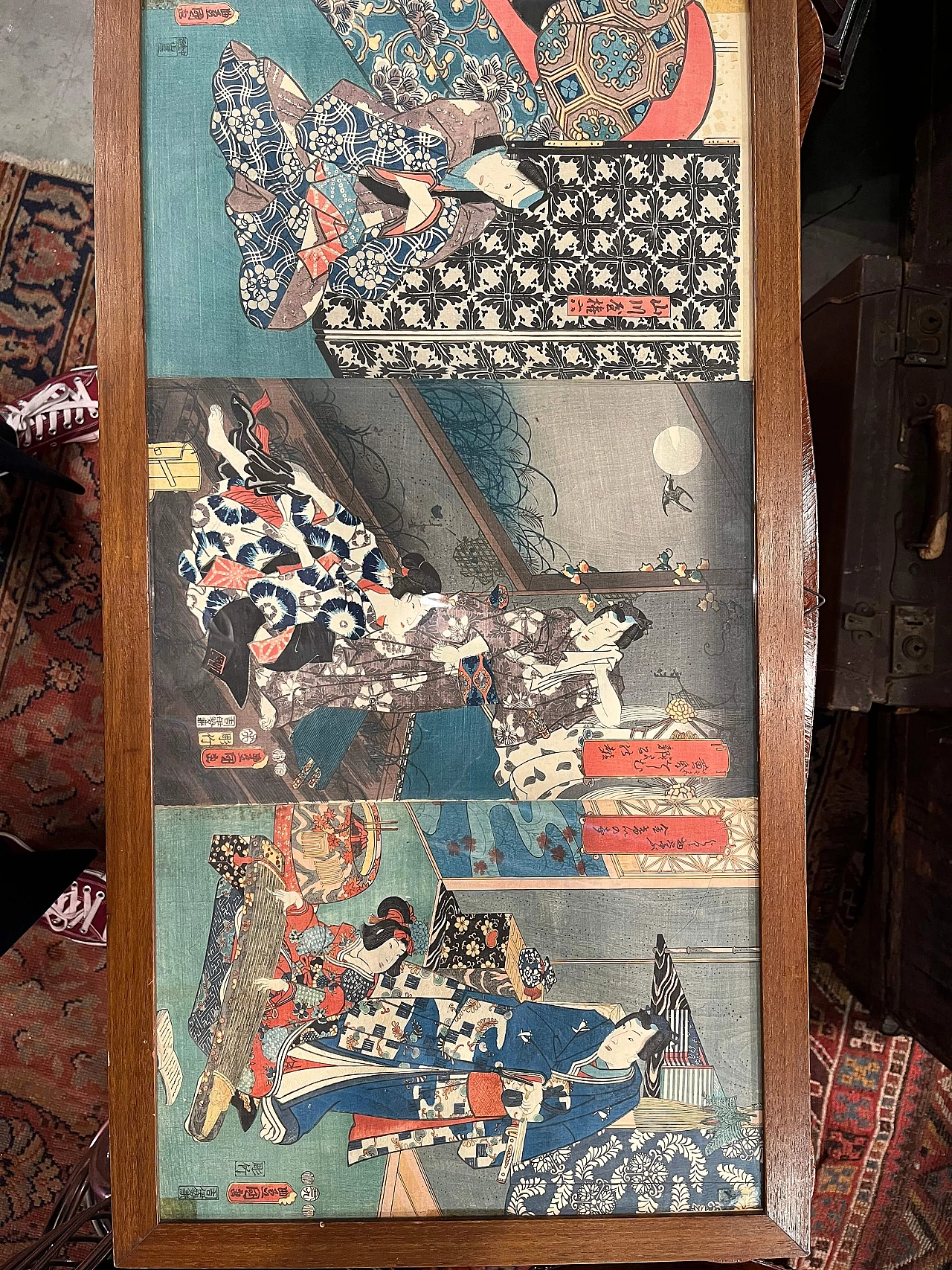 3 Japanese woodcuts, 19th century 1462500