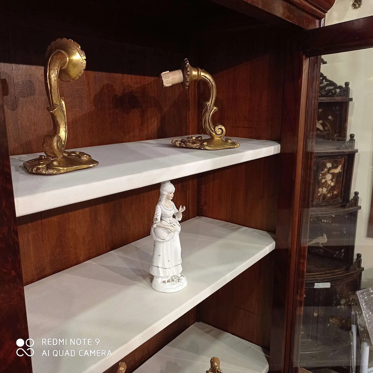 French mahogany display cabinet, late 19th century 1462510