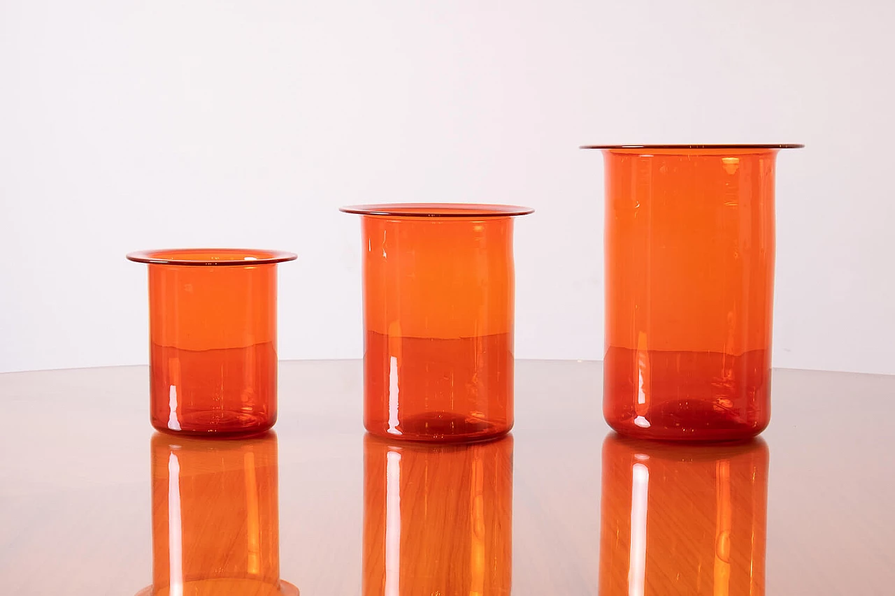 3 Vasi in vetro di Murano, anni '60 1463113