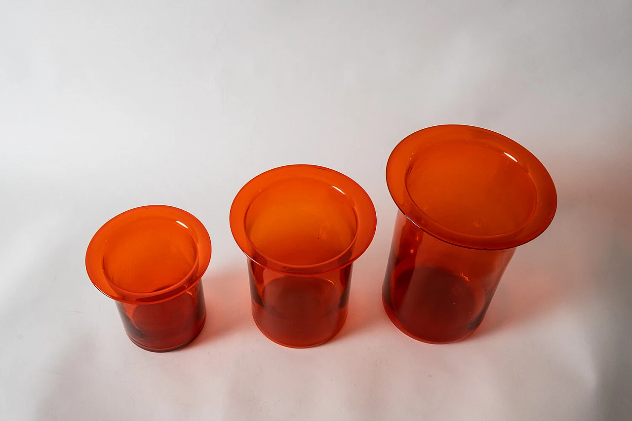 3 Vasi in vetro di Murano, anni '60 1463115