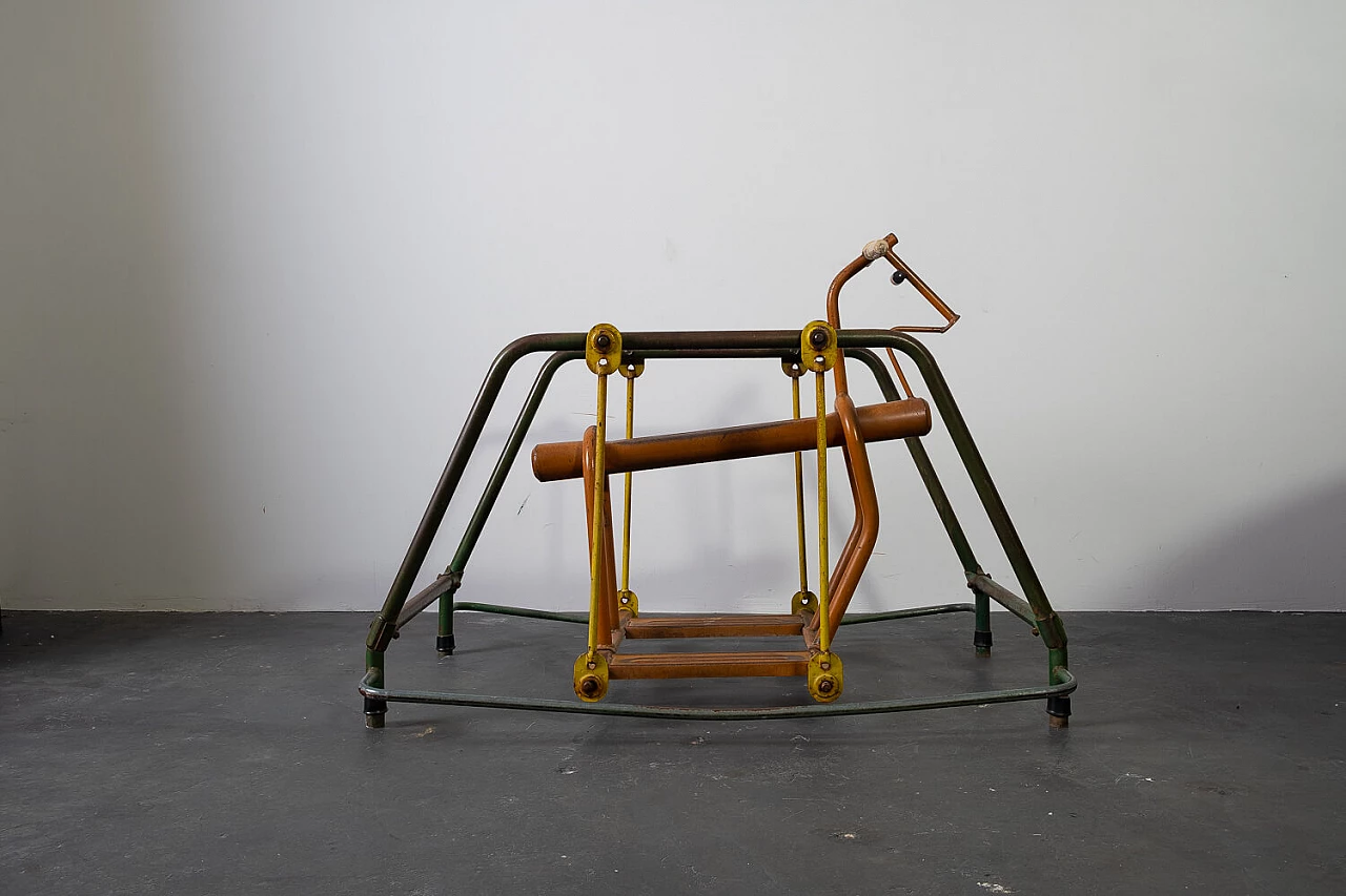 Cavallo a dondolo in ferro, anni '50 1463332