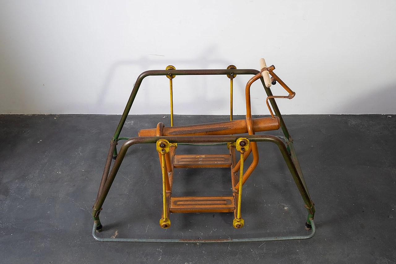 Cavallo a dondolo in ferro, anni '50 1463333