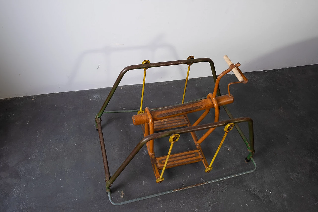 Cavallo a dondolo in ferro, anni '50 1463334