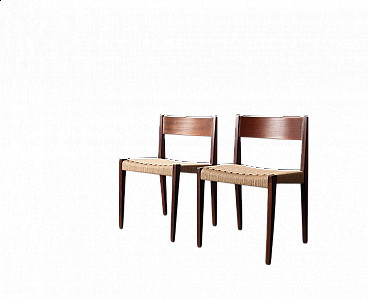 Pair of Pia chairs by Poul Cadovius for Cado, 1960s