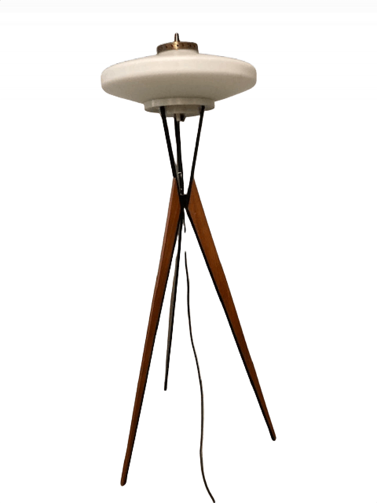 Stilnovo tripod teak floor lamp, 1960s 1463341