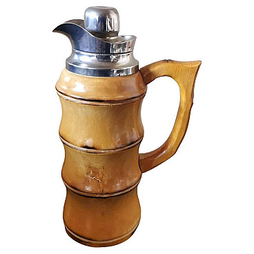 Aldo Tura bamboo thermos flask, 1950s