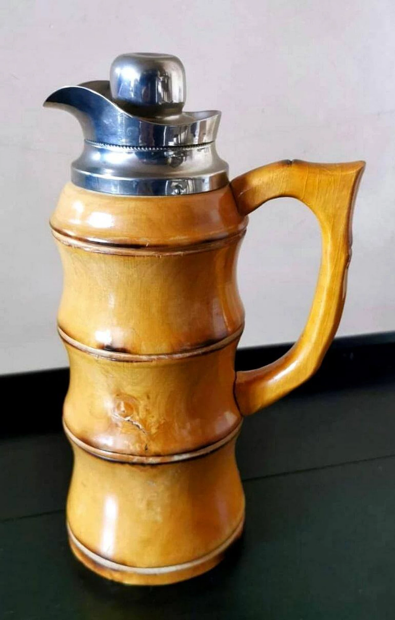 Thermos di Aldo Tura in bambù, anni '50 1463976