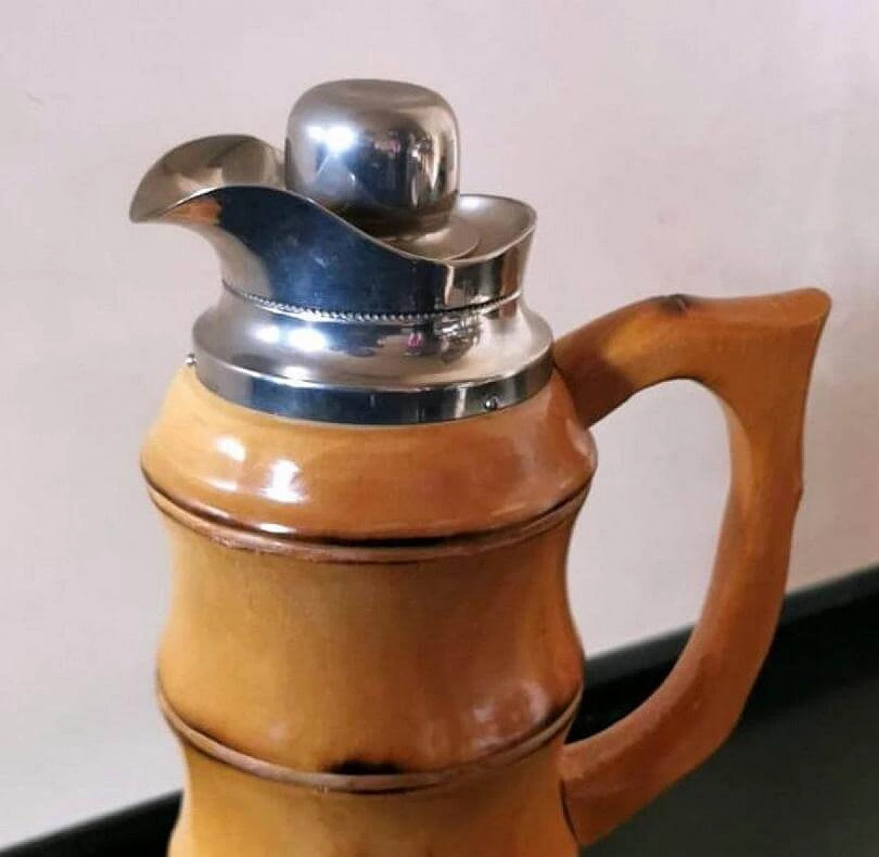 Thermos di Aldo Tura in bambù, anni '50 1463978