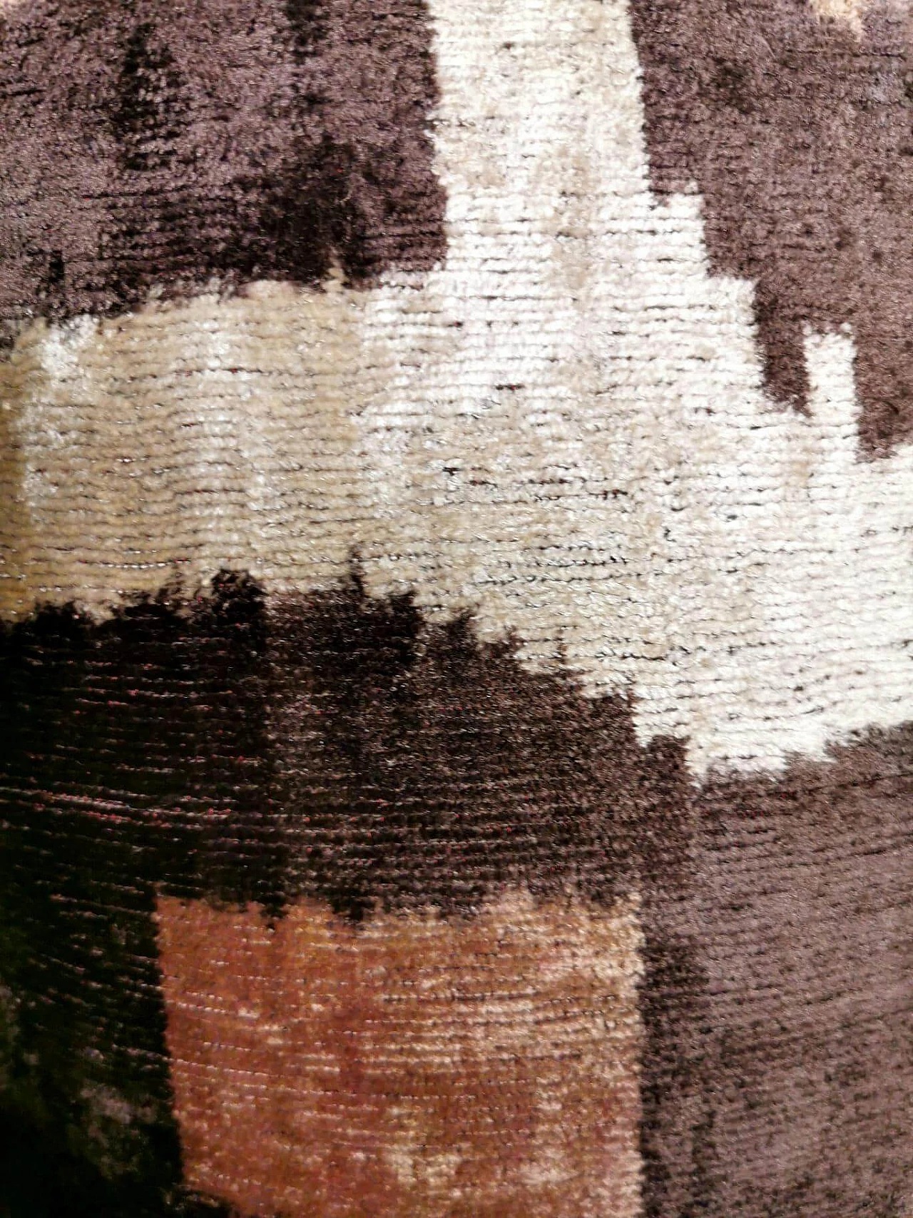 Pair of Ikat fabric cushions handmade in Uzbekistan 1464135