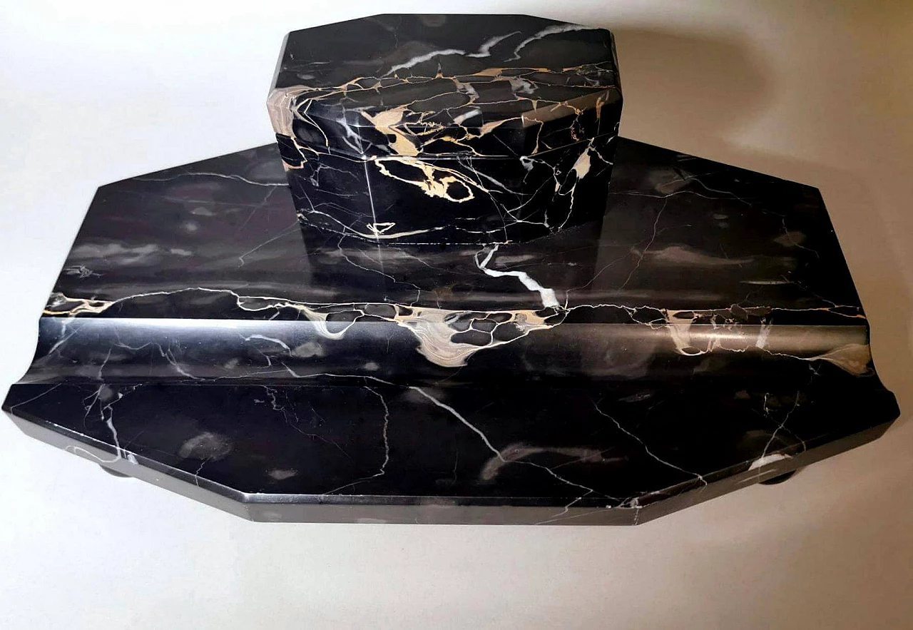 Portoro marble desk organizer set, 1930s 1466032