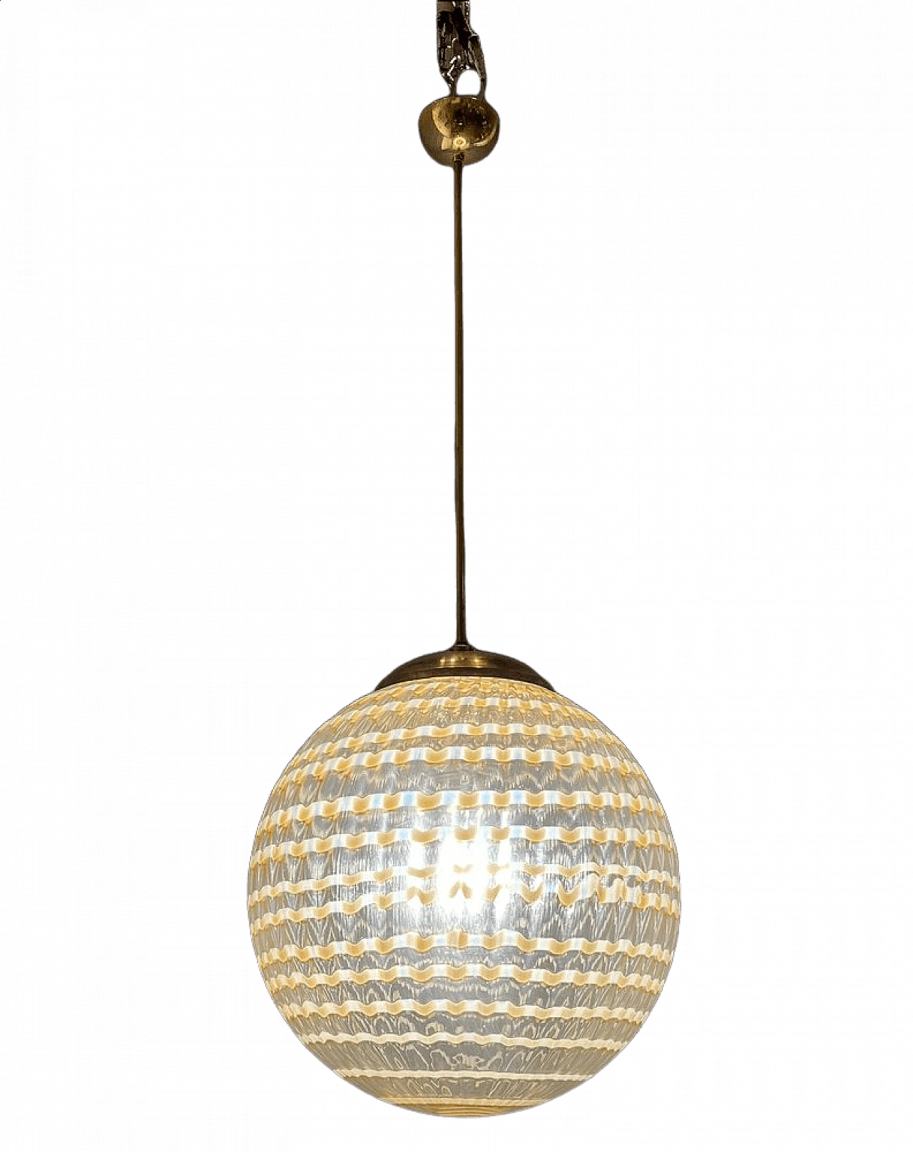 Murano glass chandelier by Ludovico Diaz De Santillana for Venini, 1970s 1466041