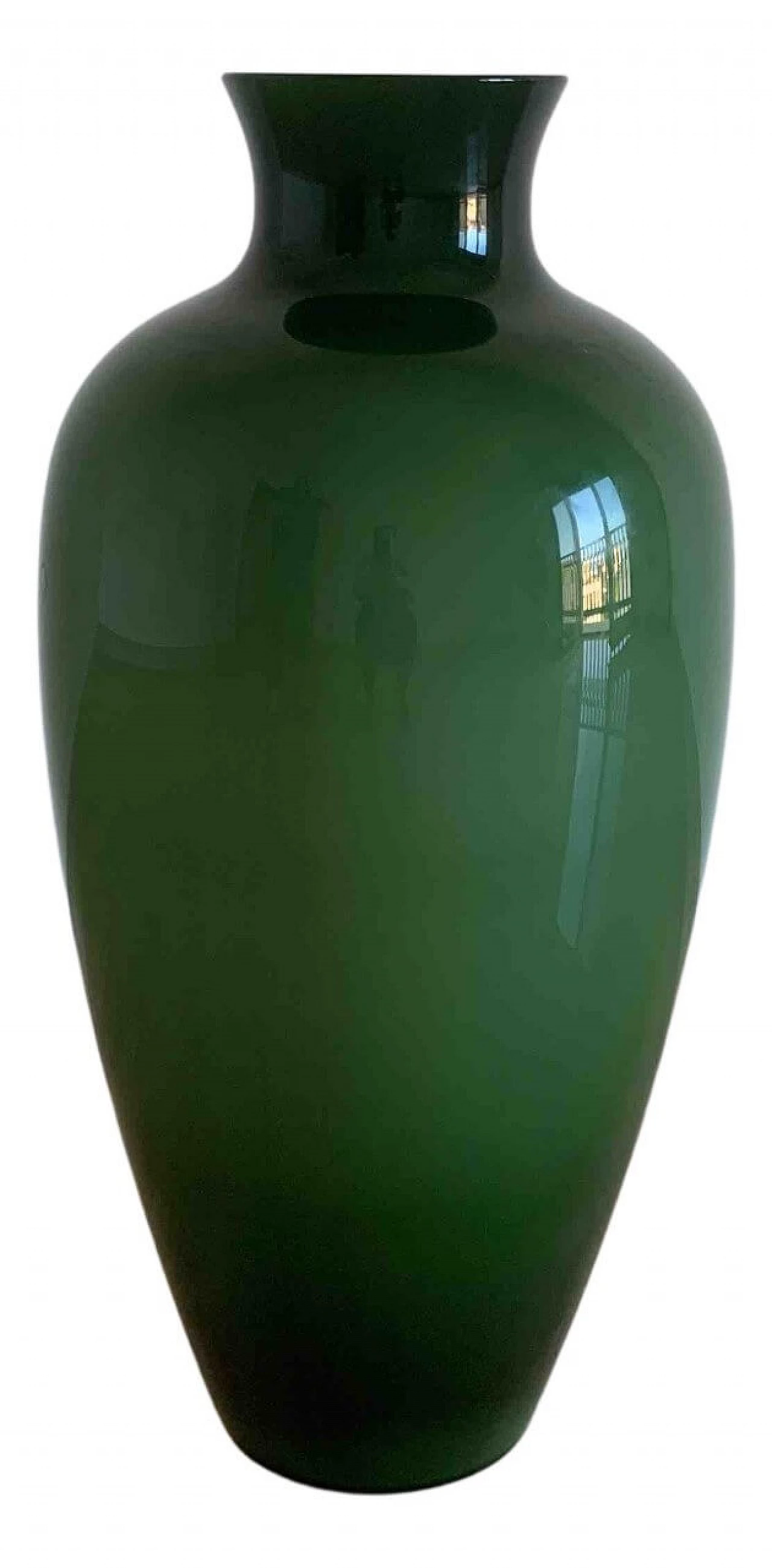 Vaso Labuan in vetro verde Venini 1466120