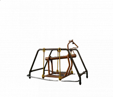 Iron rocking horse, 1950s
