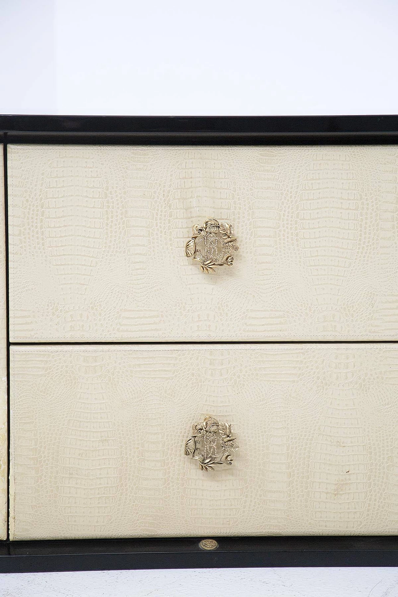 Roberto Cavalli chest of drawers in imitation reptile skin, 1990s 1466223