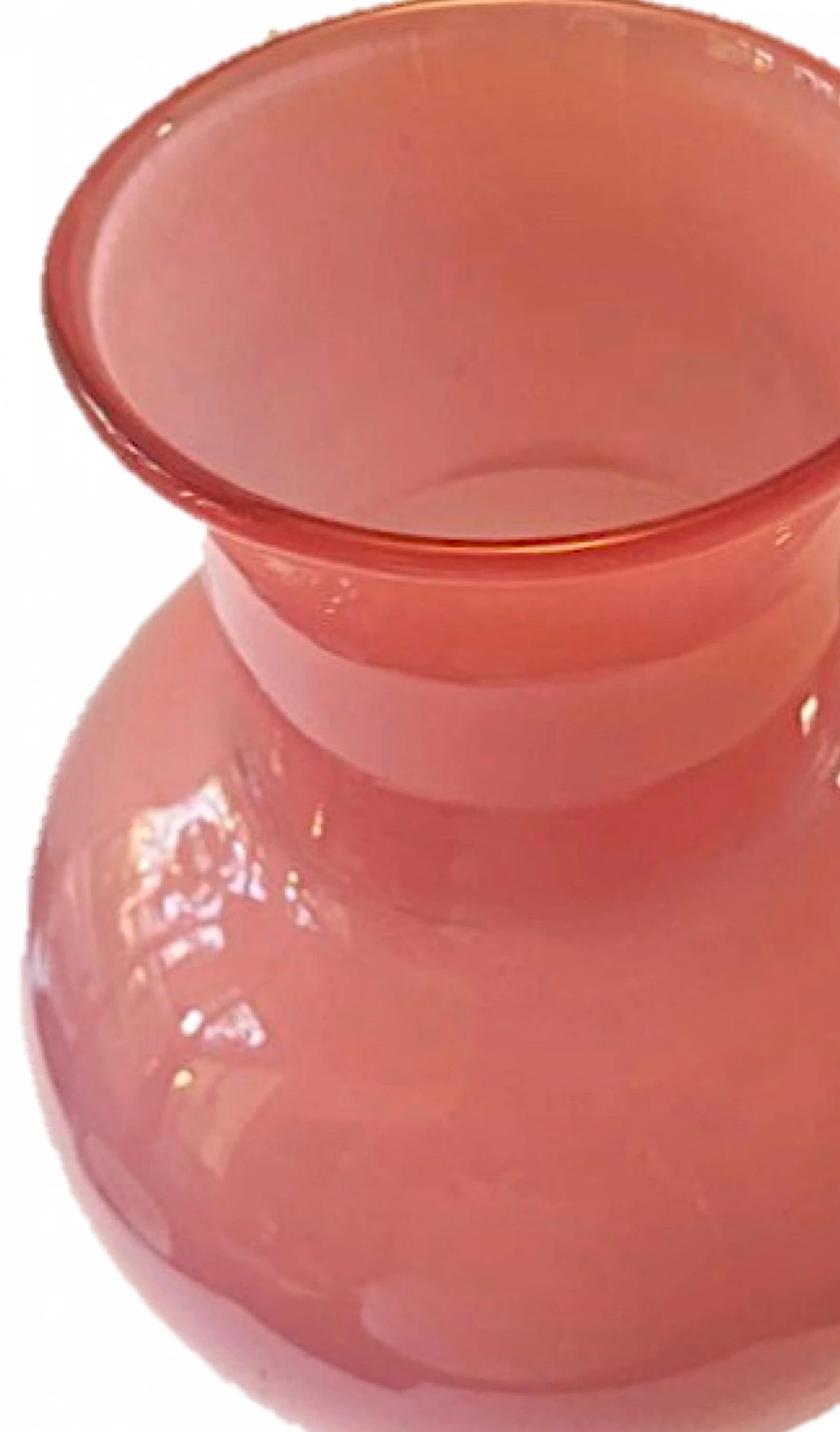 Vaso serie Opalini rosa di Venini, 1952 1466414