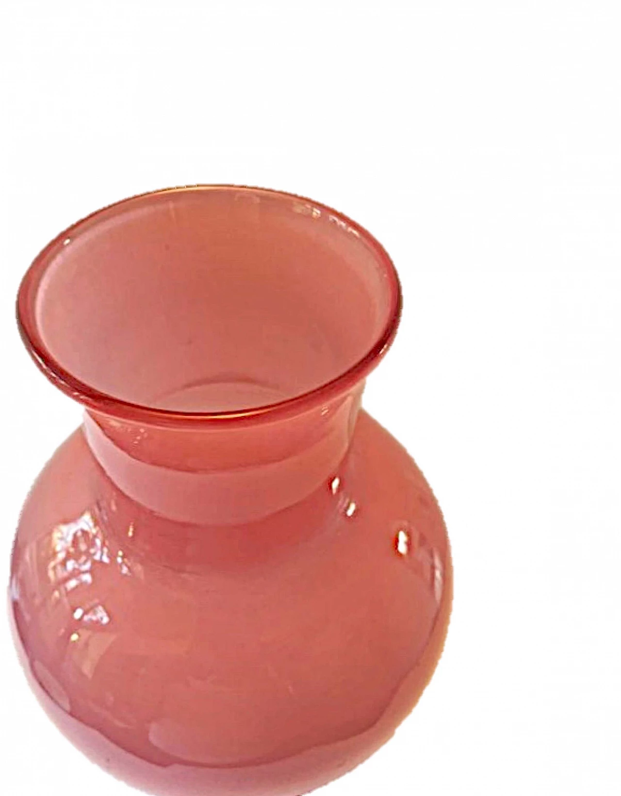 Vaso serie Opalini rosa di Venini, 1952 1466415