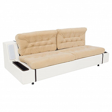Sofa bed with lights attributed to Cesare Leonardi, 1970s