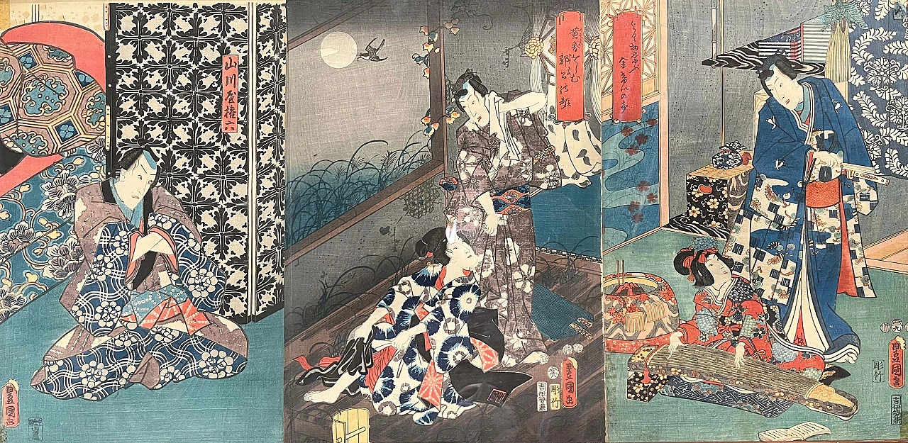 3 Japanese woodcuts, 19th century 1467169