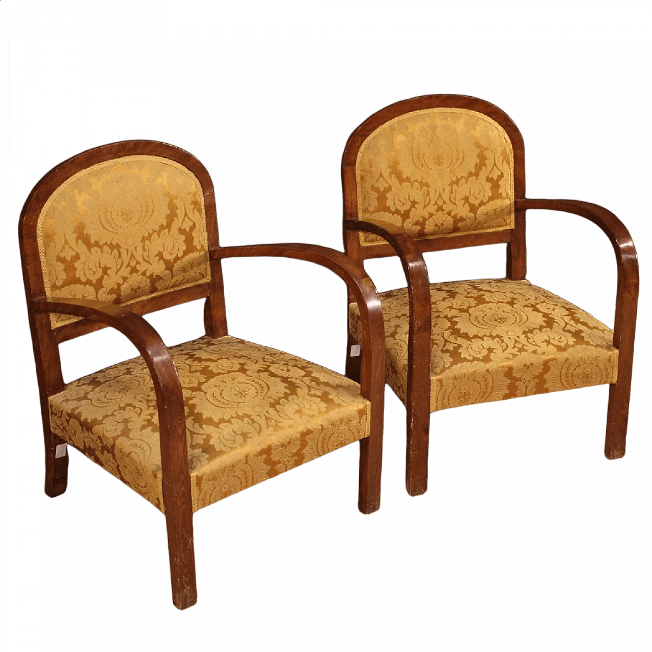 Pair of Art Deco armchairs, 1940s 1467176