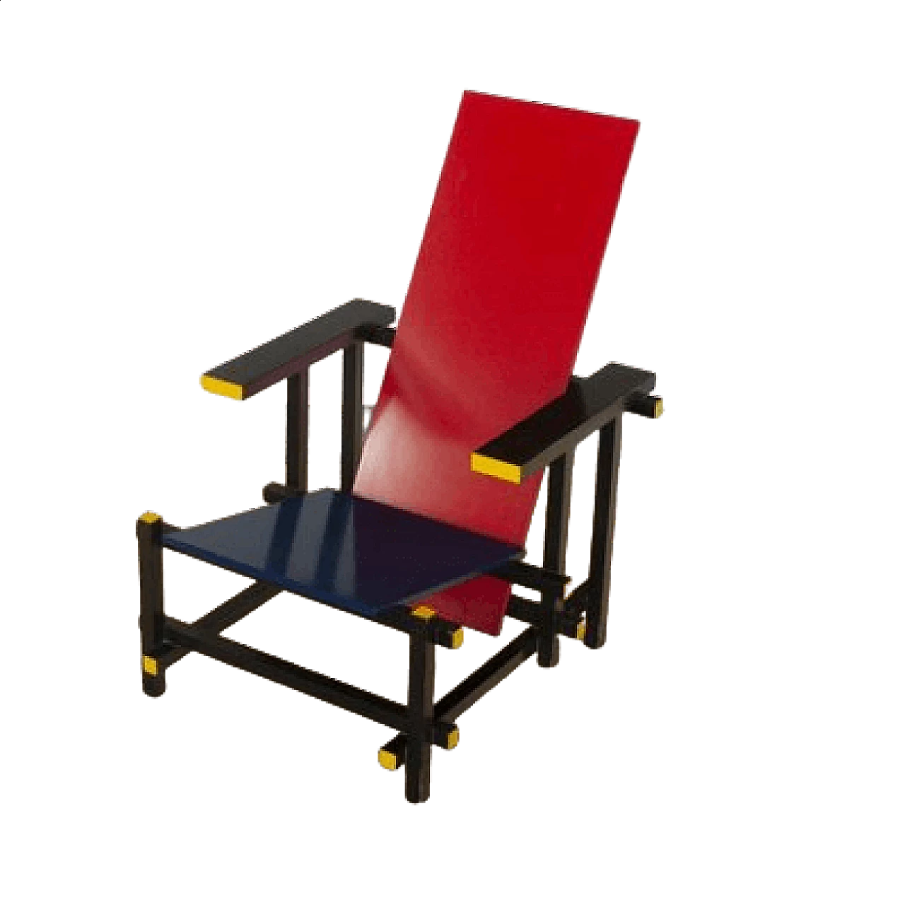Rood Blauwe armchair by Gerrit Thomas Rietveld for Cassina, 1960s 1467225