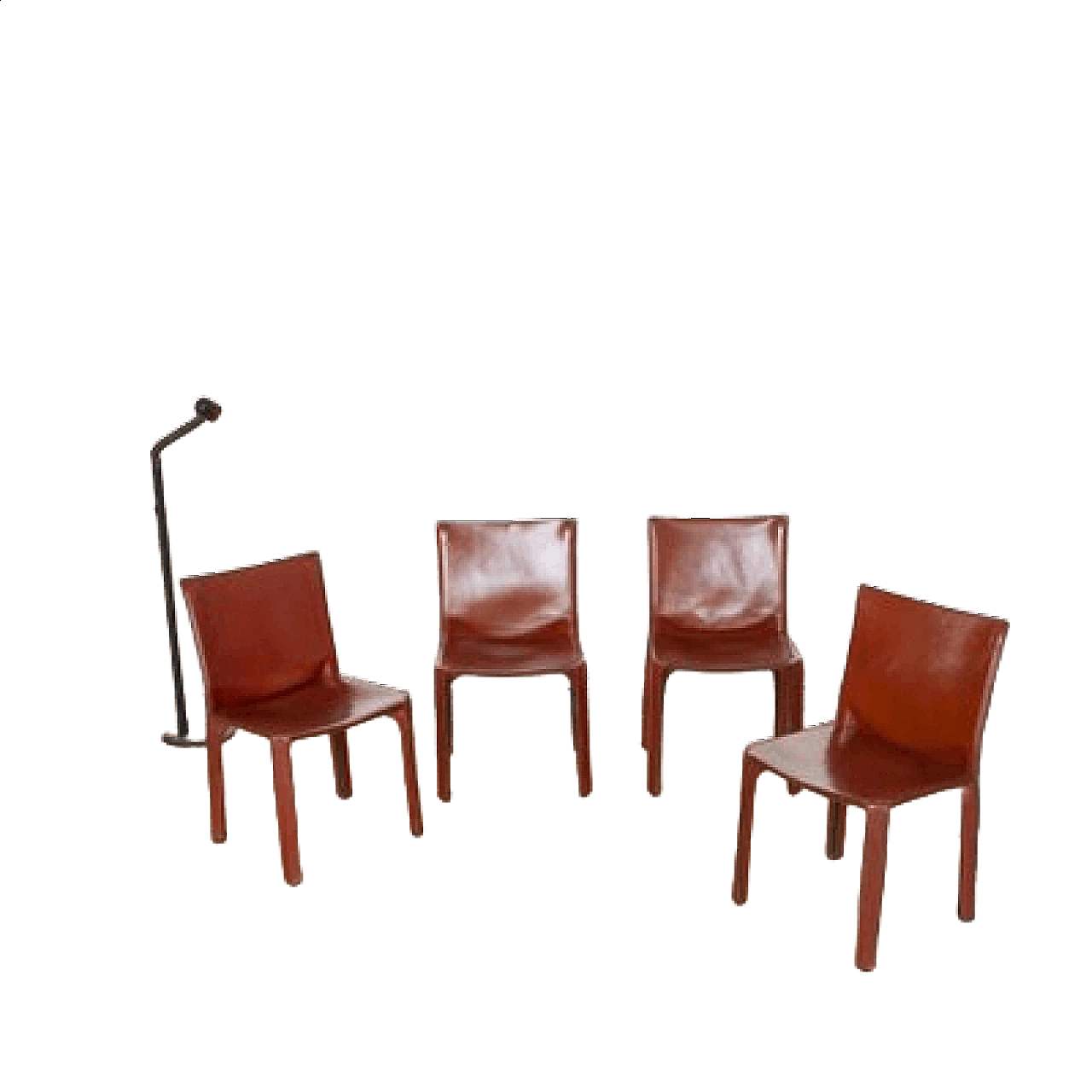 4 Sedie CAB 412 di Mario Bellini per Cassina, 1977 1467309