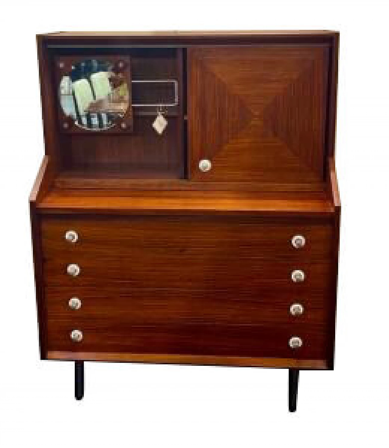 Cassettone con petineuse di George Coslin per 3V, anni '50 1468565