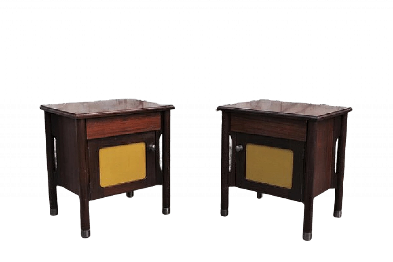 Pair of rosewood bedside tables, 1970s 1468567
