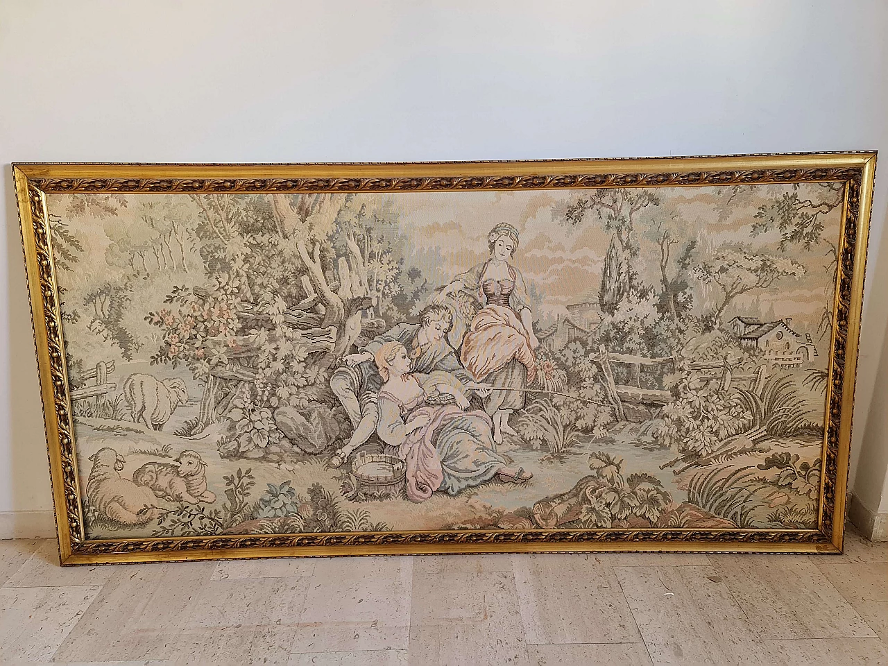 Arazzo incorniciato, anni '60 1469129