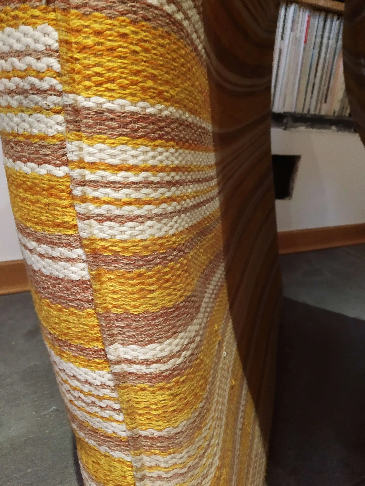 Poltrona Bruco rivestita in tessuto, anni '60 1469203