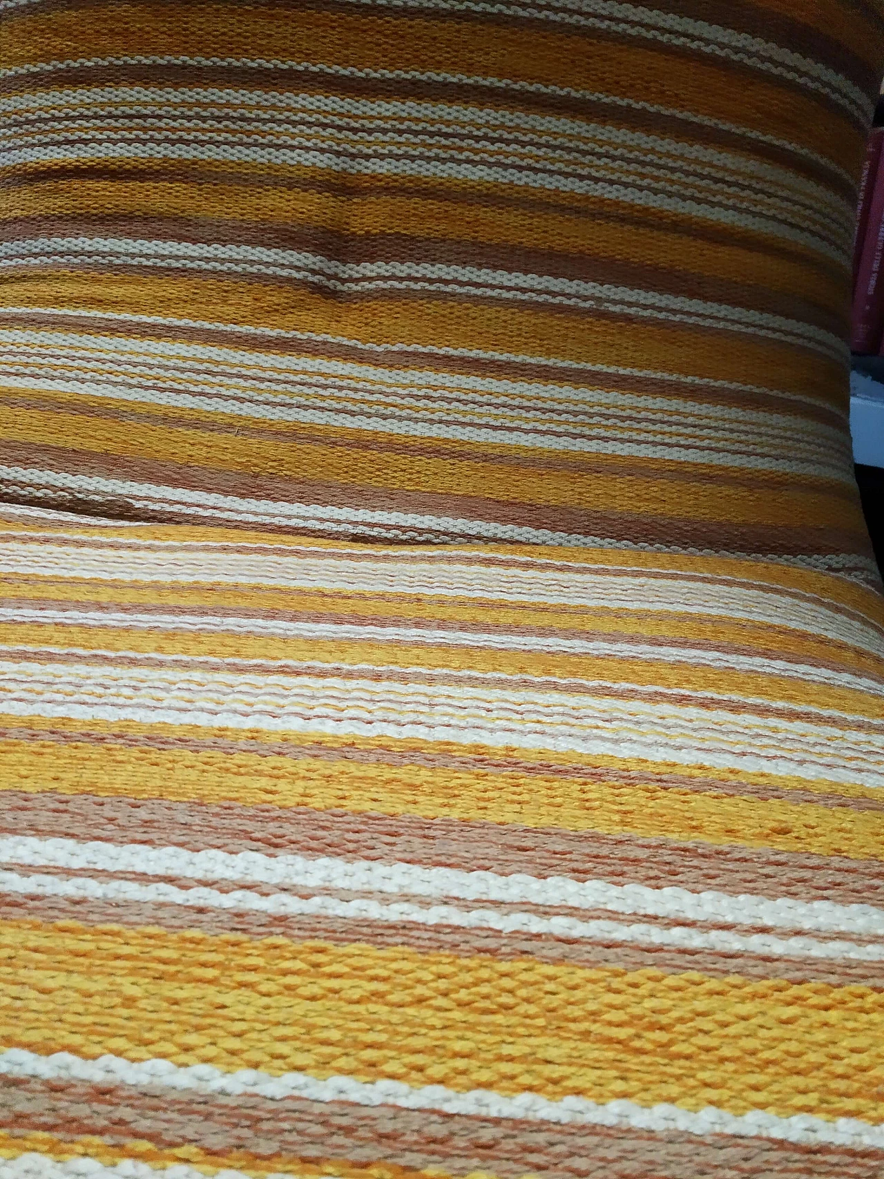 Poltrona Bruco rivestita in tessuto, anni '60 1469224