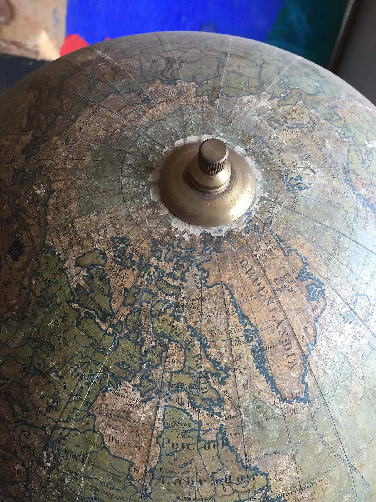 Mappamondo di A. Minelli per Vallardi Editore, anni '30 1469822