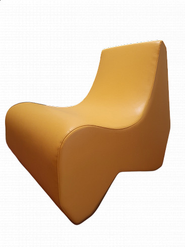 Stones leather armchair by Fulvio Bulfoni for La Cividina