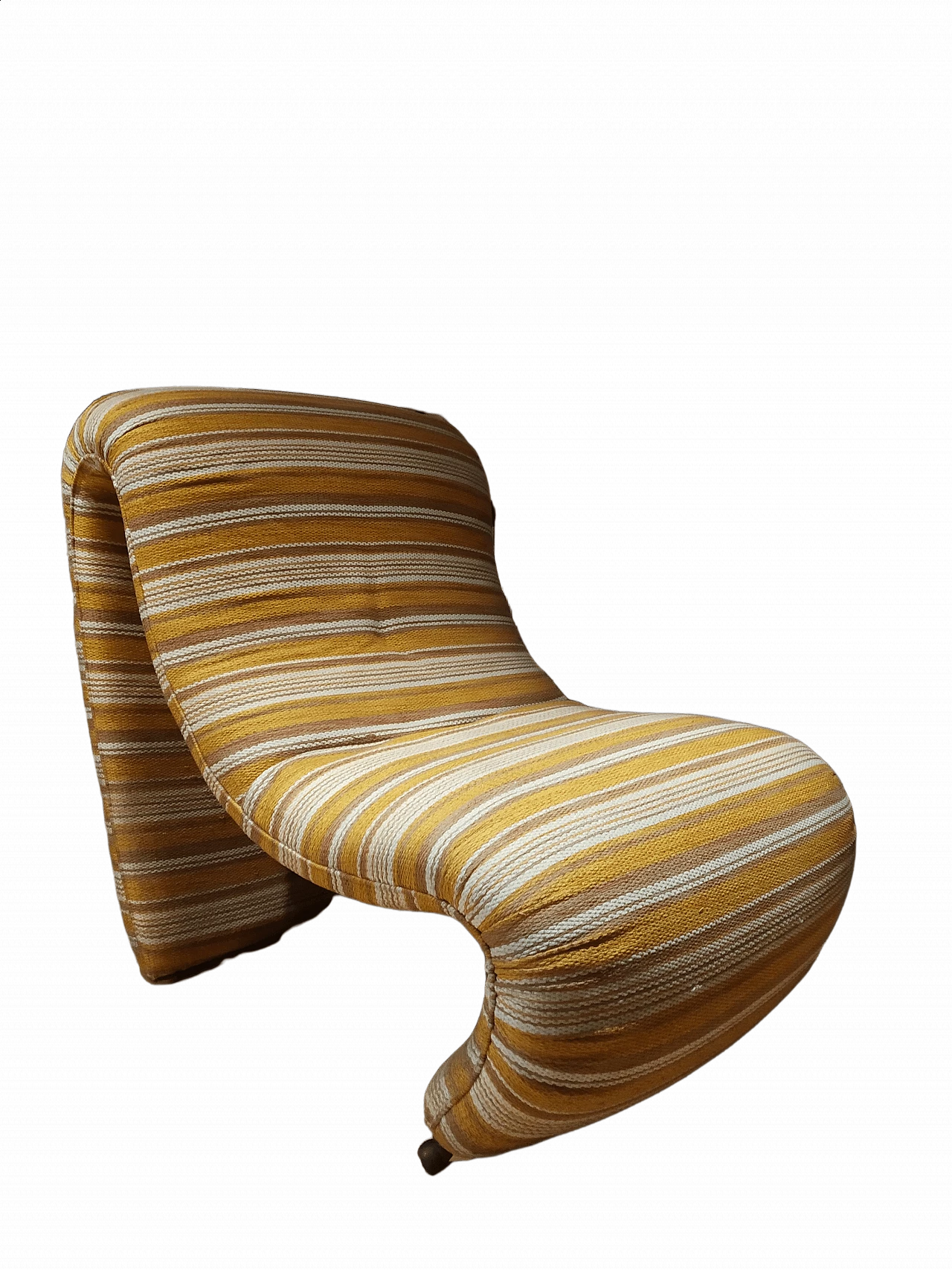 Bruco armchair upholstered in fabric, 1960s 1469922