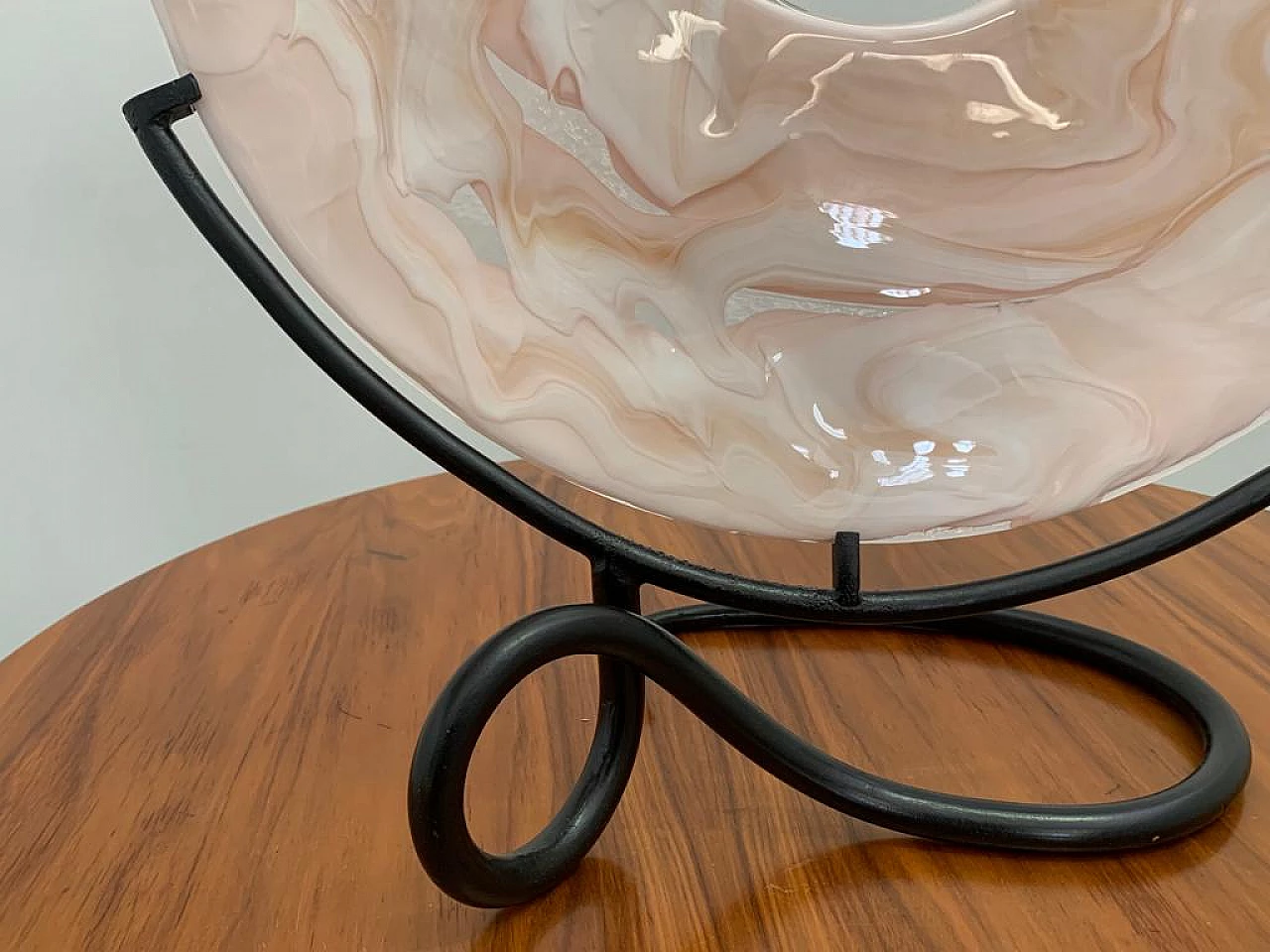 Scultura di La Murrina con base filiforme in ferro battuto, anni '60 1470100