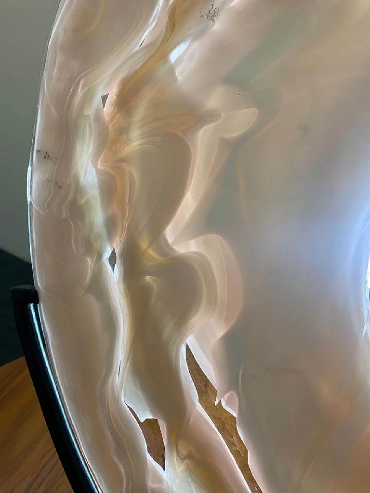 Scultura di La Murrina con base filiforme in ferro battuto, anni '60 1470106