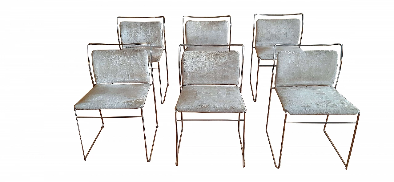 6 Sedie Tulu di Kazuhide Takahama per Simon by Cassina, anni '60 1470628