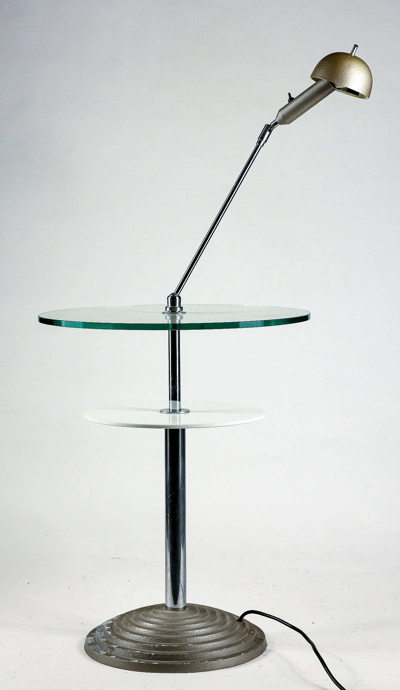 Small table with lamp by Puppa and Raggi for Fontana Arte, 1980s 1470666