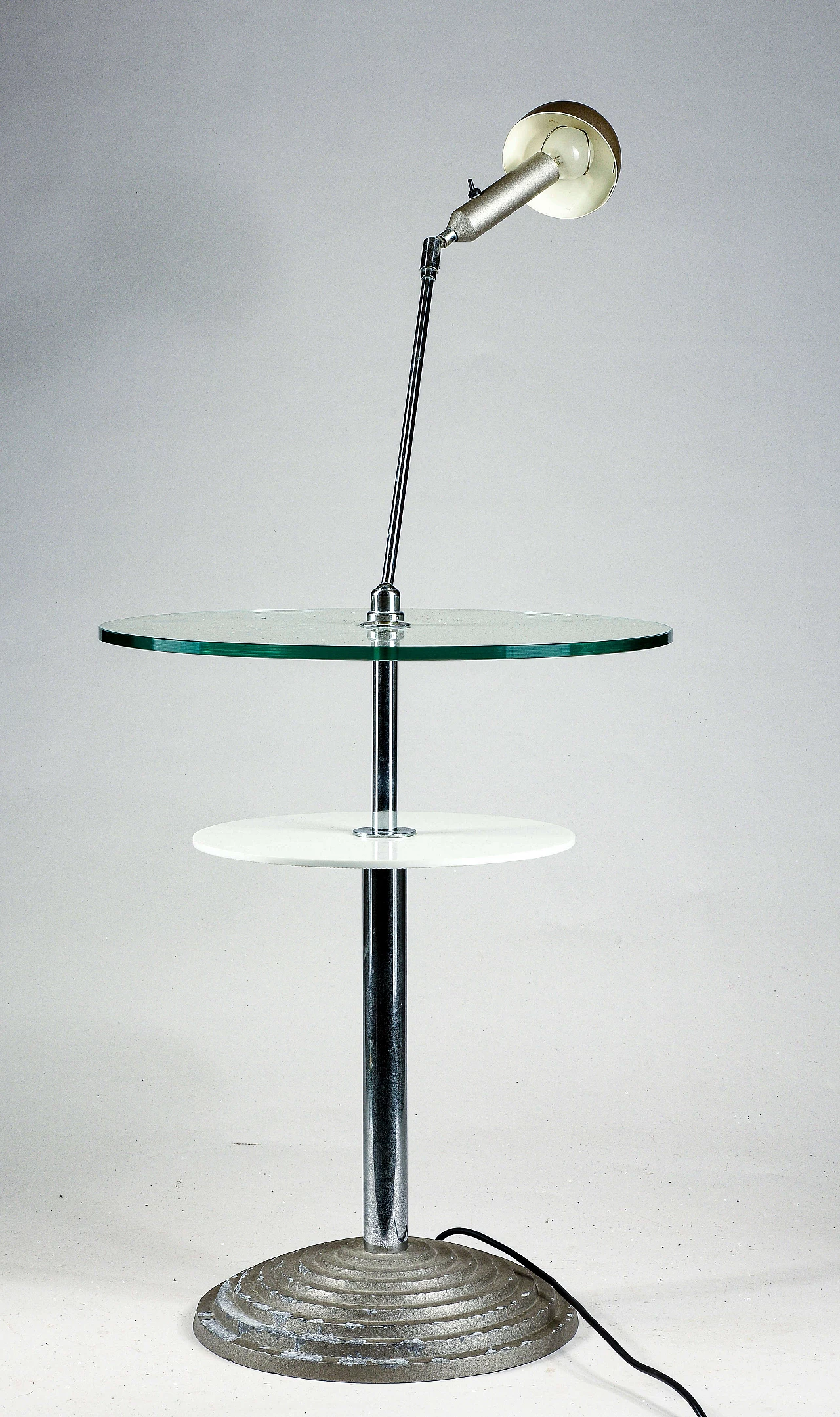 Small table with lamp by Puppa and Raggi for Fontana Arte, 1980s 1470667
