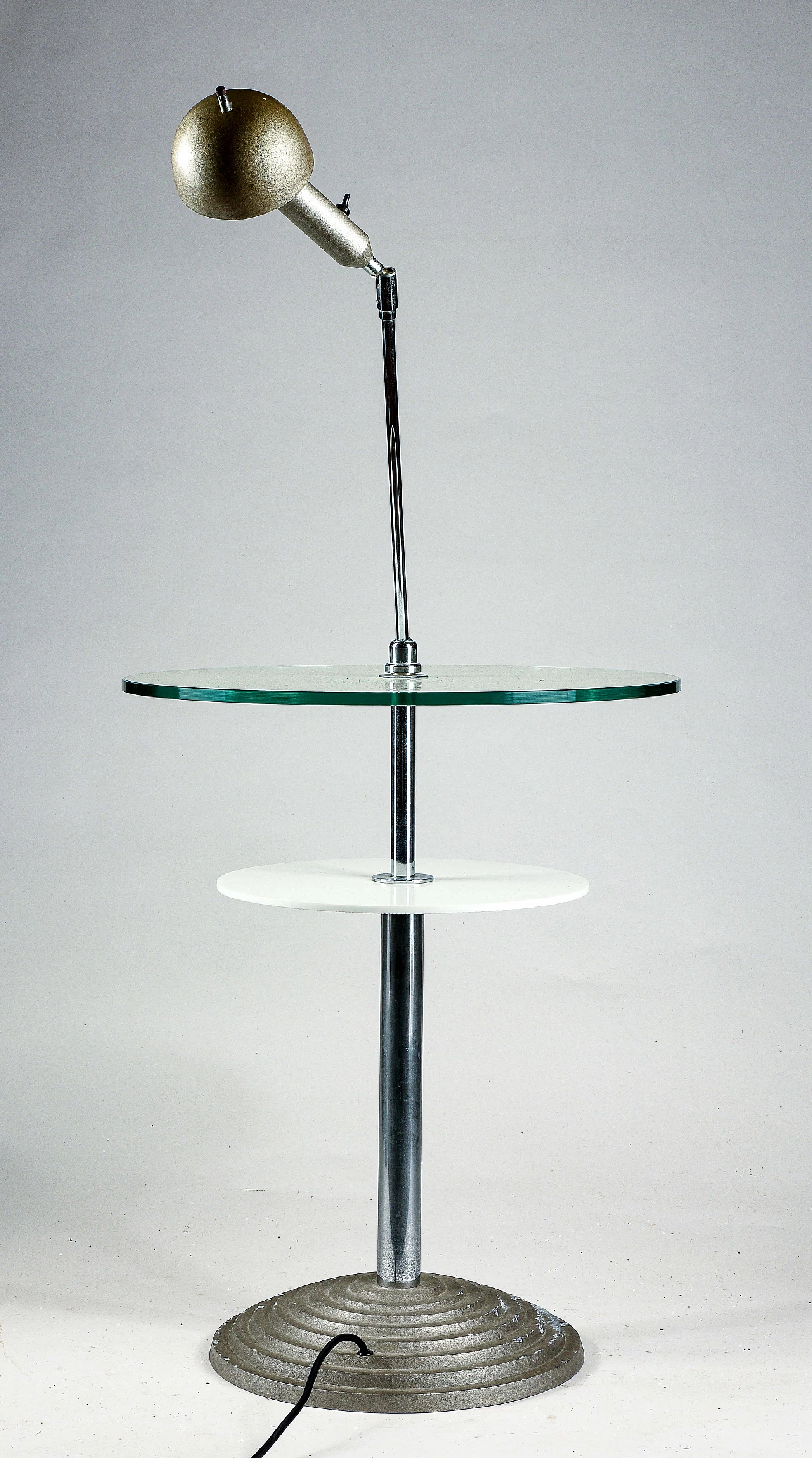 Small table with lamp by Puppa and Raggi for Fontana Arte, 1980s 1470671