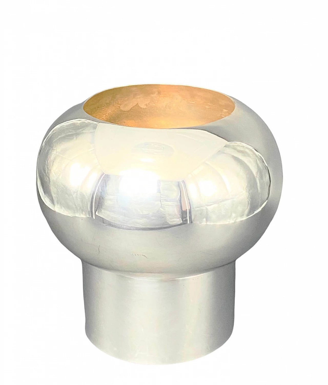 Silver plated vase by Atelier Teghini, 1970s 1470886