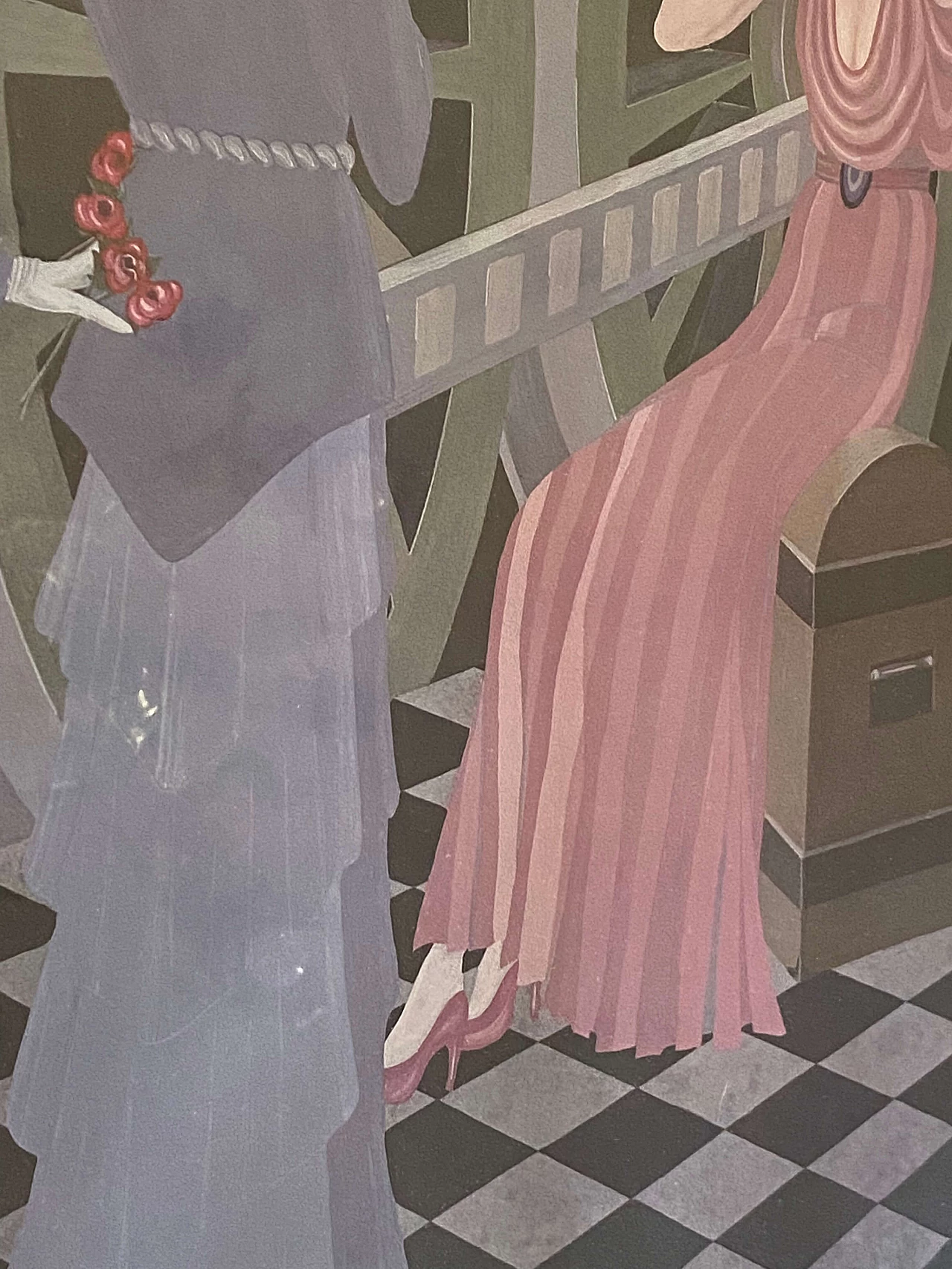 Pair of lithographs by Istvan Bernath from Icart Vendor Gallery, 1980s 1470901