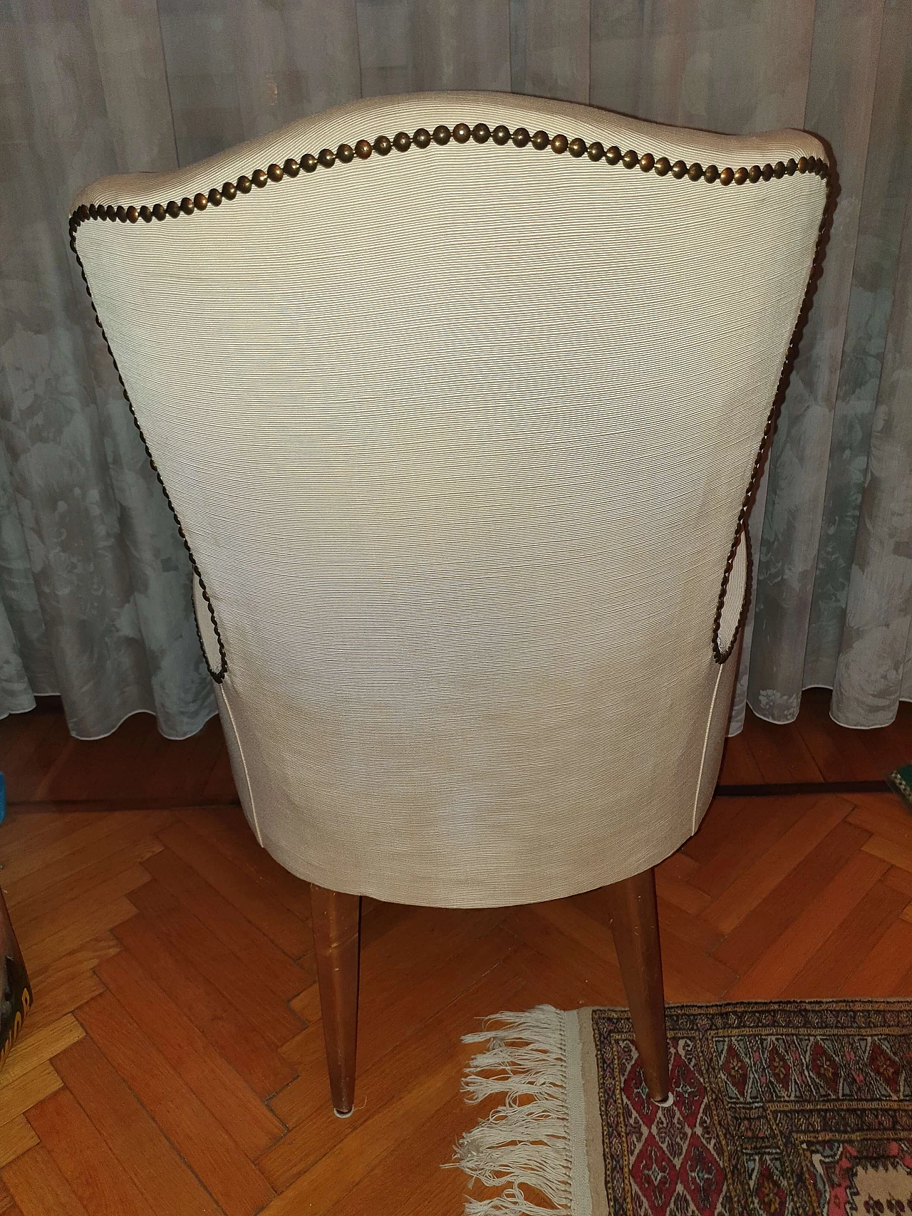 Beige armchairs for bedroom, 1960s 1470930