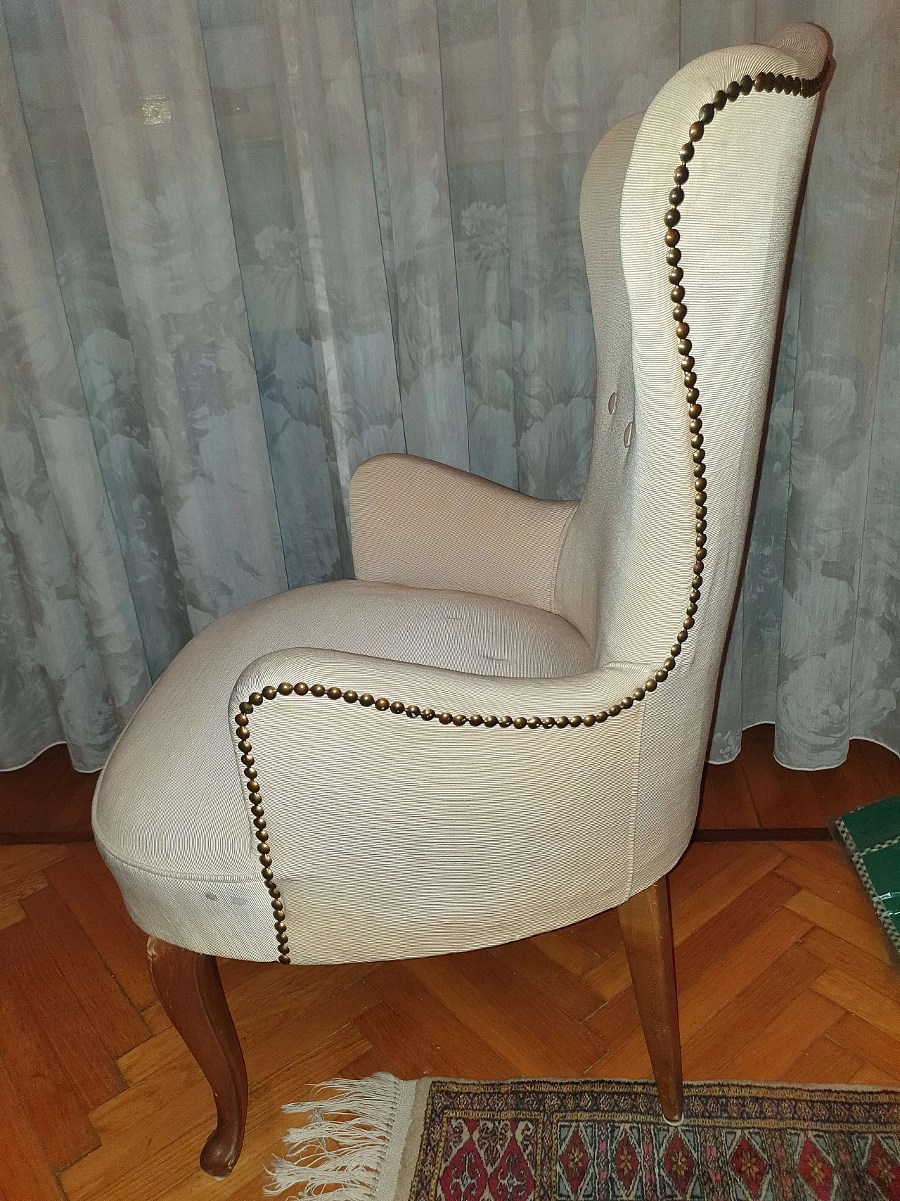 Beige armchairs for bedroom, 1960s 1470931