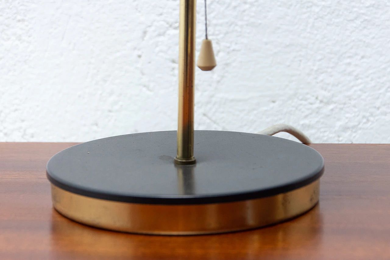 Black plastic and metal table lamp, 1960s 1470942