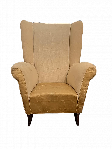 Fabric armchair, 1950s