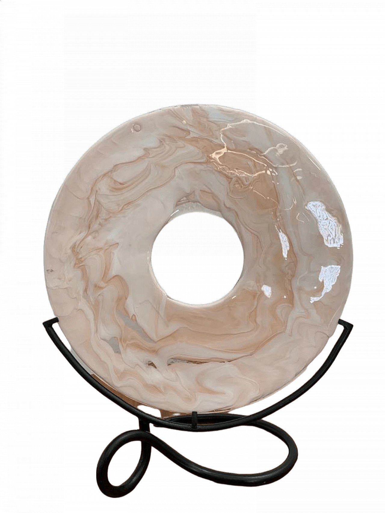 Scultura di La Murrina con base filiforme in ferro battuto, anni '60 1471071