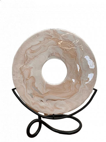 La Murrina sculpture with wrought iron filiform support, 1960s